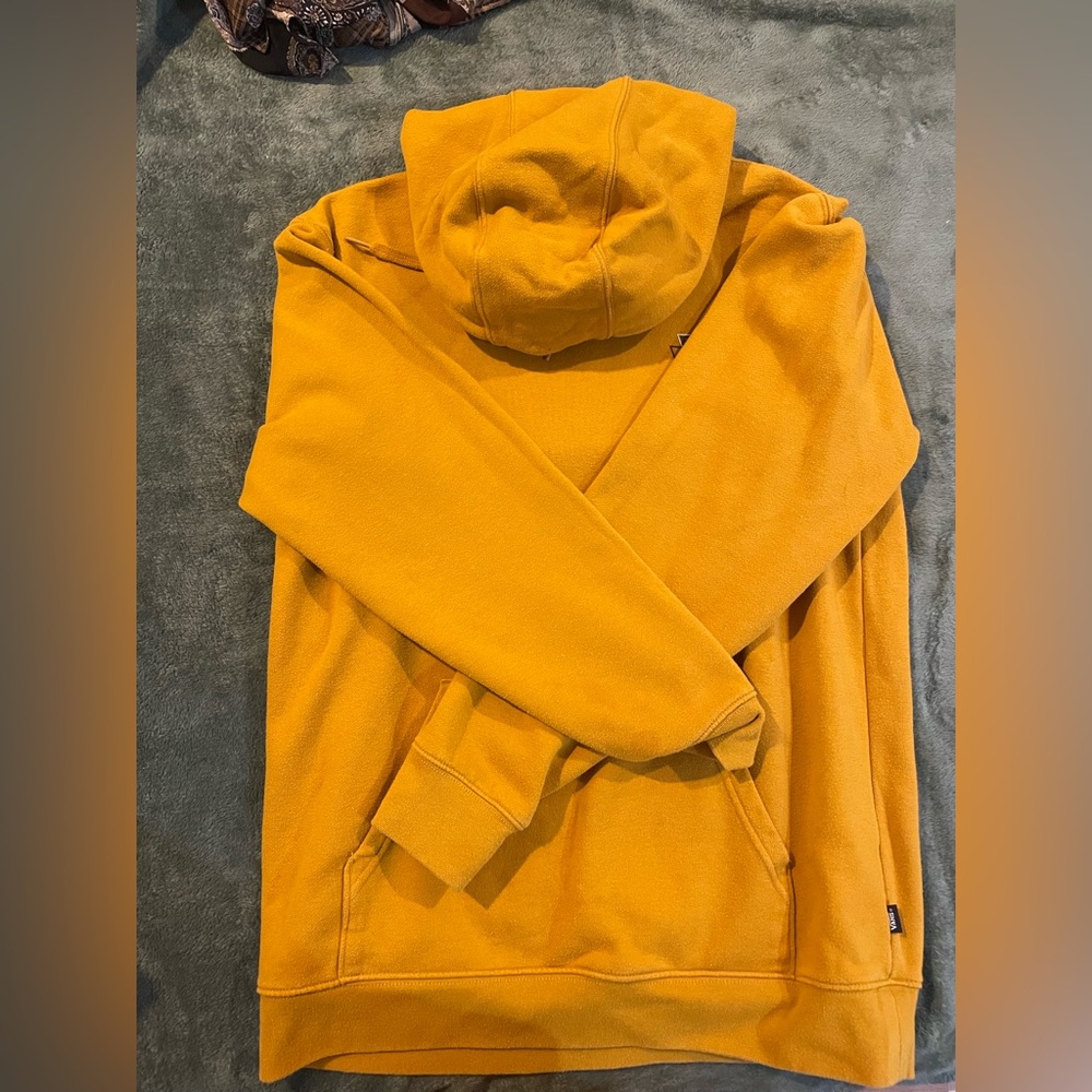mustard yellow cans sweatshirt